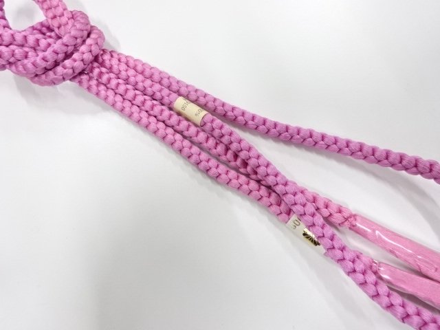 未使用品　正絹　手組帯締め